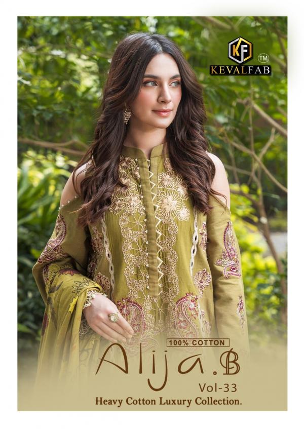 KevalFab Alija.B Vol-33 – Karachi Dress Material